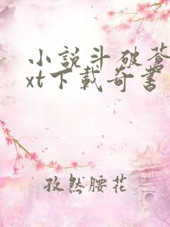 小说斗破苍穹txt下载奇书网