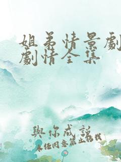 姐弟情景剧后续剧情全集