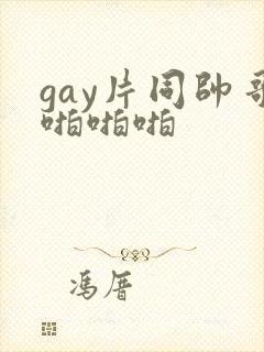 gay片同帅哥啪啪啪