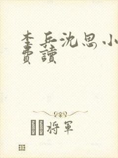 李兵沈思小说免费读