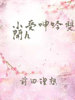 小受呻吟双腿大开h