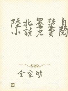 陆北墨楚月离的小说免费阅读无弹窗