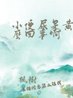 小便尿是黄的怎么回事啊