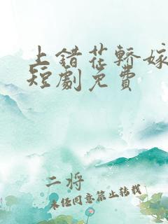 上错花轿嫁王爷短剧免费