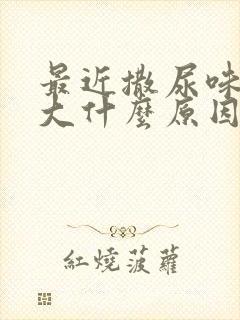 最近撒尿味特别大什么原因