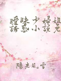 暧昧少妇姐姐的诱惑小说免费阅读