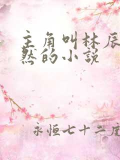 主角叫林辰苏夕然的小说