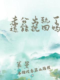 老公出轨了老婆还能挽回吗