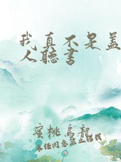 我真不是盖世高人听书