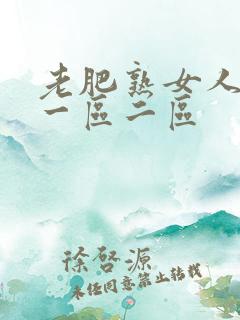 老肥熟女人久久一区二区