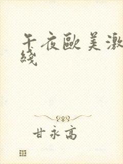 午夜欧美激情在线