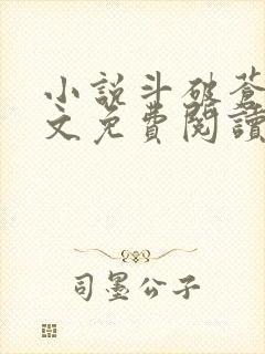 小说斗破苍穹全文免费阅读在线