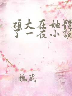 硕大在她体内含了一夜小说