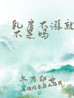 乳房不涨就奶水不足吗