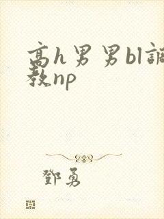 高h男男bl调教np