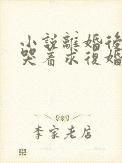 小说离婚后前夫哭着求复婚全文免费阅读