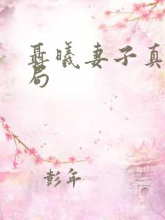 聂曦妻子真实结局