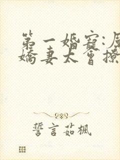 第一婚宠:厉爷娇妻太会撩