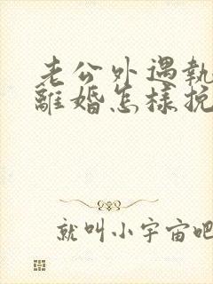 老公外遇执意要离婚怎样挽回