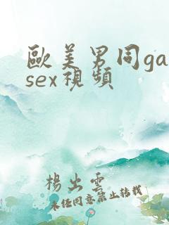 欧美男同gaysex视频