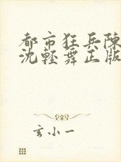 都市狂兵陈六何沈轻舞正版