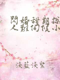 闪婚甜期总裁大人难伺候小说