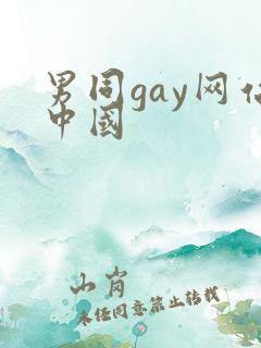 男同gay网站中国