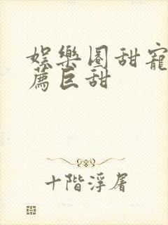 娱乐圈甜宠文推荐巨甜