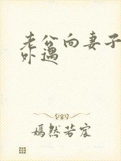 老公向妻子坦白外遇