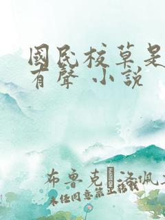 国民校草是女生有声 小说