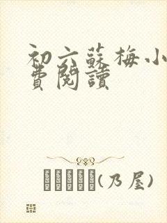 初六苏梅小说免费阅读