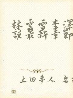 林云雪李泽白小说最新章节更新情况