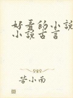 好看的小说言情小说古言