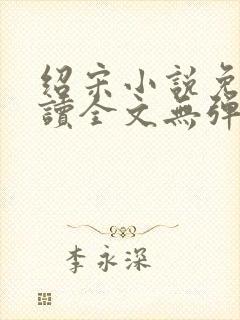 绍宋小说免费阅读全文无弹窗