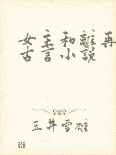 女主和离再嫁的古言小说