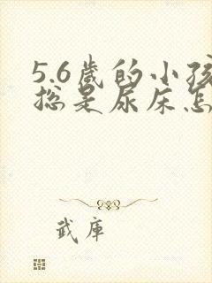 5.6岁的小孩总是尿床怎么办?