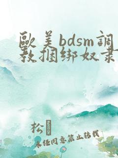 欧美bdsm调教捆绑奴隶美女