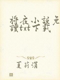 将夜小说免费阅读txt下载
