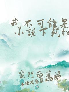 我不可能是剑神 小说下载txt