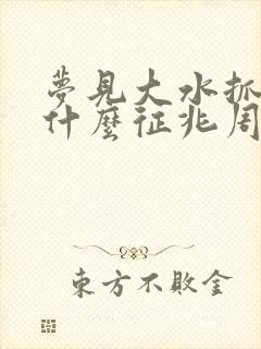 梦见大水抓鱼是什么征兆周公解梦