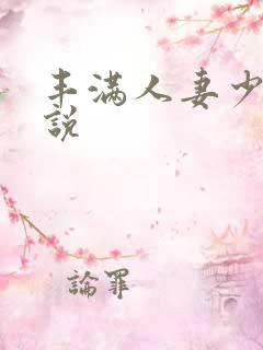 丰满人妻少妇小说