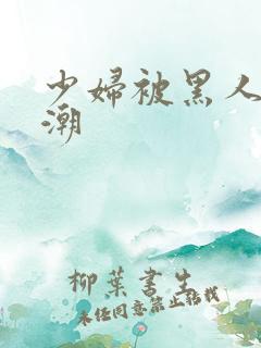 少妇被黑人到高潮