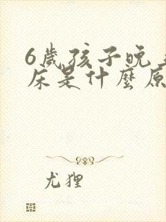 6岁孩子晚上尿床是什么原因