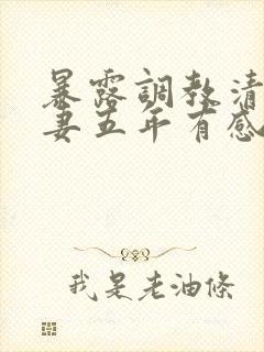 暴露调教清纯娇妻五年有感