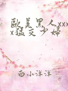 欧美黑人xxxx猛交少妇