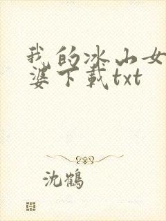 我的冰山女神老婆下载txt