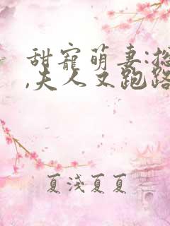 甜宠萌妻:总裁,夫人又跑路了