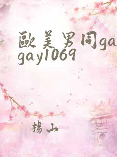 欧美男同gaygay1069