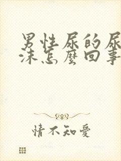 男性尿的尿有泡沫怎么回事