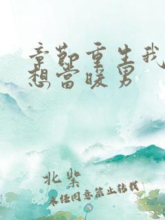 章节重生我真没想当暖男